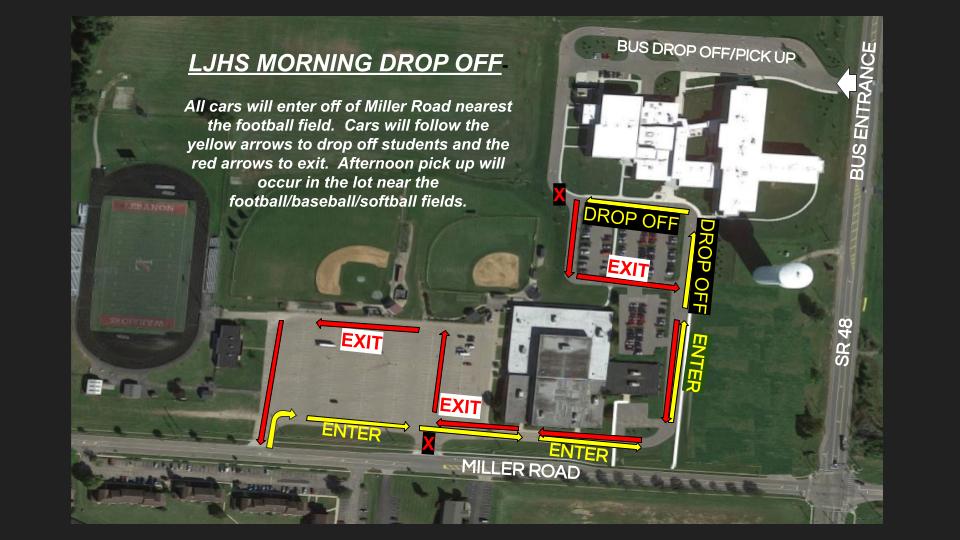 Traffic Map for LJHS